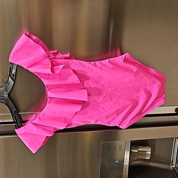 💕TRINA TURK💕 Monaco One Piece Bandeau ~ Pink Pop 2 NWT - Picture 7 of 12